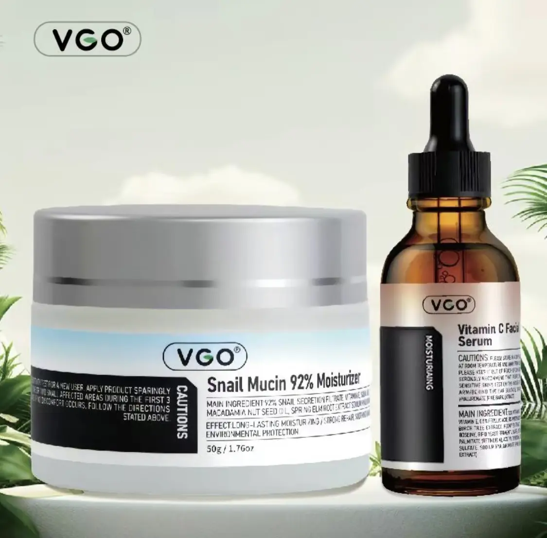 The VGO Essence Facial Cream cares for sensitive skin, providing high - efficiency moisturization and repair.