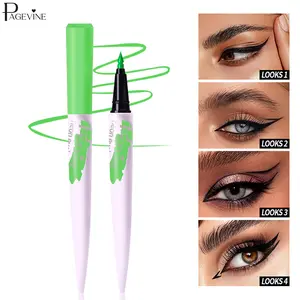 Fluorescent Matte Gel Eyeliner Pen, Single Neon Shade with Flexible Sponge Tip, High Color Payoff Smooth Texture, Fast Drying Film, UV Light Activated Glow for Club Makeup, Photoshoots & Eye Art