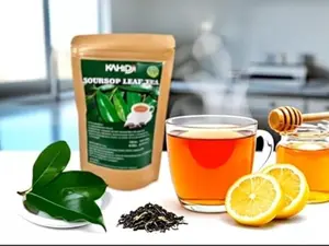 Premium SOURSOP GRAVIOLA GUANABANA Leaf Tea Bags, 100% Pure from Soursop Leaves, Handmade, Made With Natural Materials- 30 Tea Bags, Free Sugar/Caffeine.