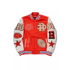 Balser Orange Varsity Jacket