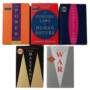 Robert Greene The Concise 5 Books Set (The Concise 48 Laws Of Power, The Concise Laws of Human Nature, The Concise Mastery, The Concise Art of Seduction & The Concise 33 Strategies Of War)