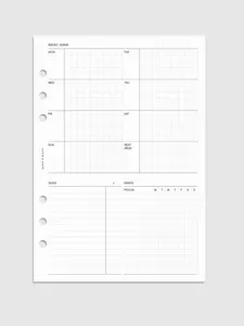 Weekly Admin Planner Inserts | Monday Start