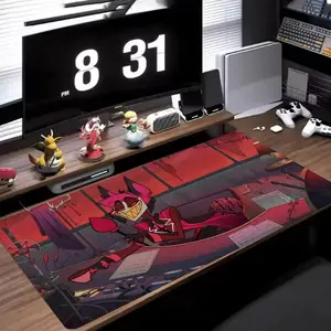 Hazbin Hotel Alastor Mouse Pad and Playmat Cartoon Desk Mat Mousepad Gift for Gamers Office