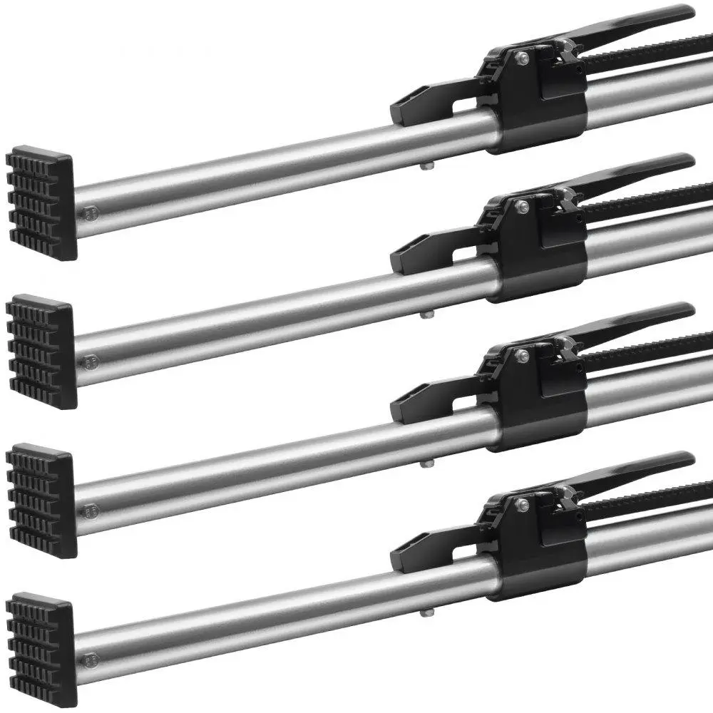 【fathersdaygift】VEVOR Cargo Bar, Summervibes, Ratcheting Cargo Bar Adjustable from 89" to 104", Heavy-duty Steel Cargo Stabilizer Bar with 309 lbs Capacity, Truck Bed Load Bar for Pickup Truck Bed, Trailer, Semi Trailer (4 pcs)