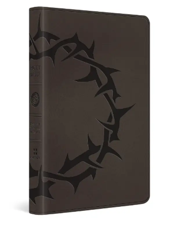 ESV Premium Gift Bible (TruTone, Charcoal, Crown Design) Imitation Leather