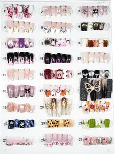 zb12..Sweet and gentle 27-color wearable nail art-host:Kelly