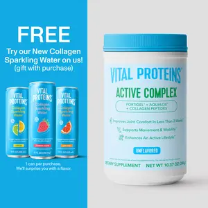 Vital Proteins Collagen Peptides - 20g Collagen, Supports Movement & Mobility, Fortigel + Aqualox - Joint Complex Supplement, Unflavored 10.37oz Powder