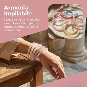 Women'S Multi-Color Bracelet Set, Stackable Fashion Accessories, Elegant Chinese Natural Stone Jewelry