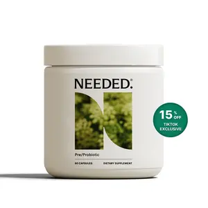 Needed. Prenatal Pre/Probiotic - 60 Capsules (1 Month Supply) - Expertly-Formulated & Tested Prebiotic & Probiotic for Prenatal, Pregnancy, Breastfeeding, & Postpartum - Balance Mood, Boost Immunity, Healthy Microbiome for Mother & Baby