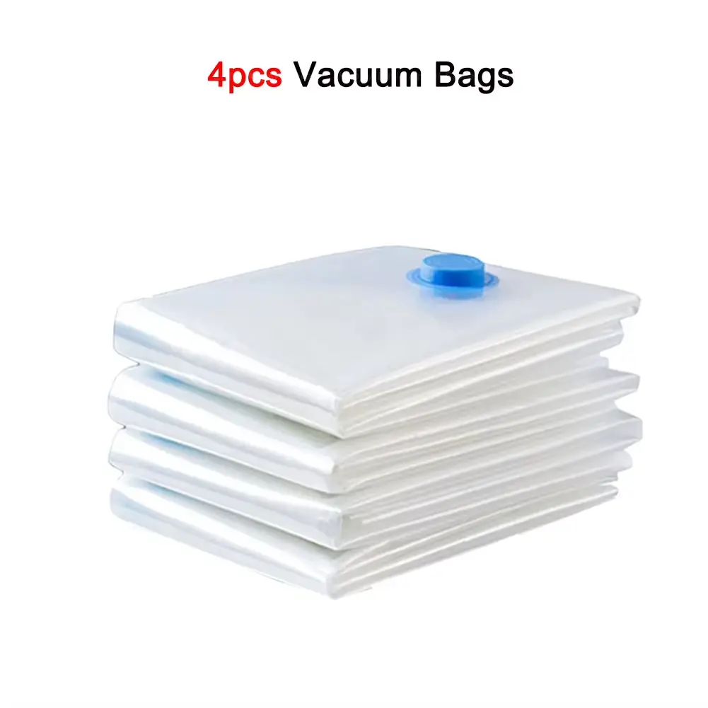 Vacuum Storage Bags, Space Saver Bags Compression for Comforters and Blankets, Sealer Clothes Travel Packing Organizer