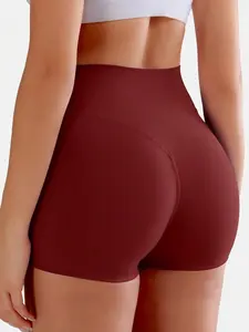 EGRILLES 3PCS Women's Biker Shorts No Front Seam Truncate High Waist Hidden Butt Scrunch Workout Gym Yoga Running Shorts