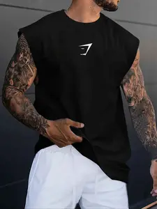 Men's Loose Fit Muscle Tank Top, Breathable Sleeveless Gym Shirt for Fitness & Daily Wear