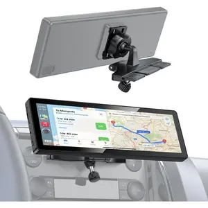 CD Slot Mount for CarPlay Screen 360 °   Rotation Tool-Free Installation Sturdy and Secure Compatible with in-Car Monitors CD Slot CarPlay Mount