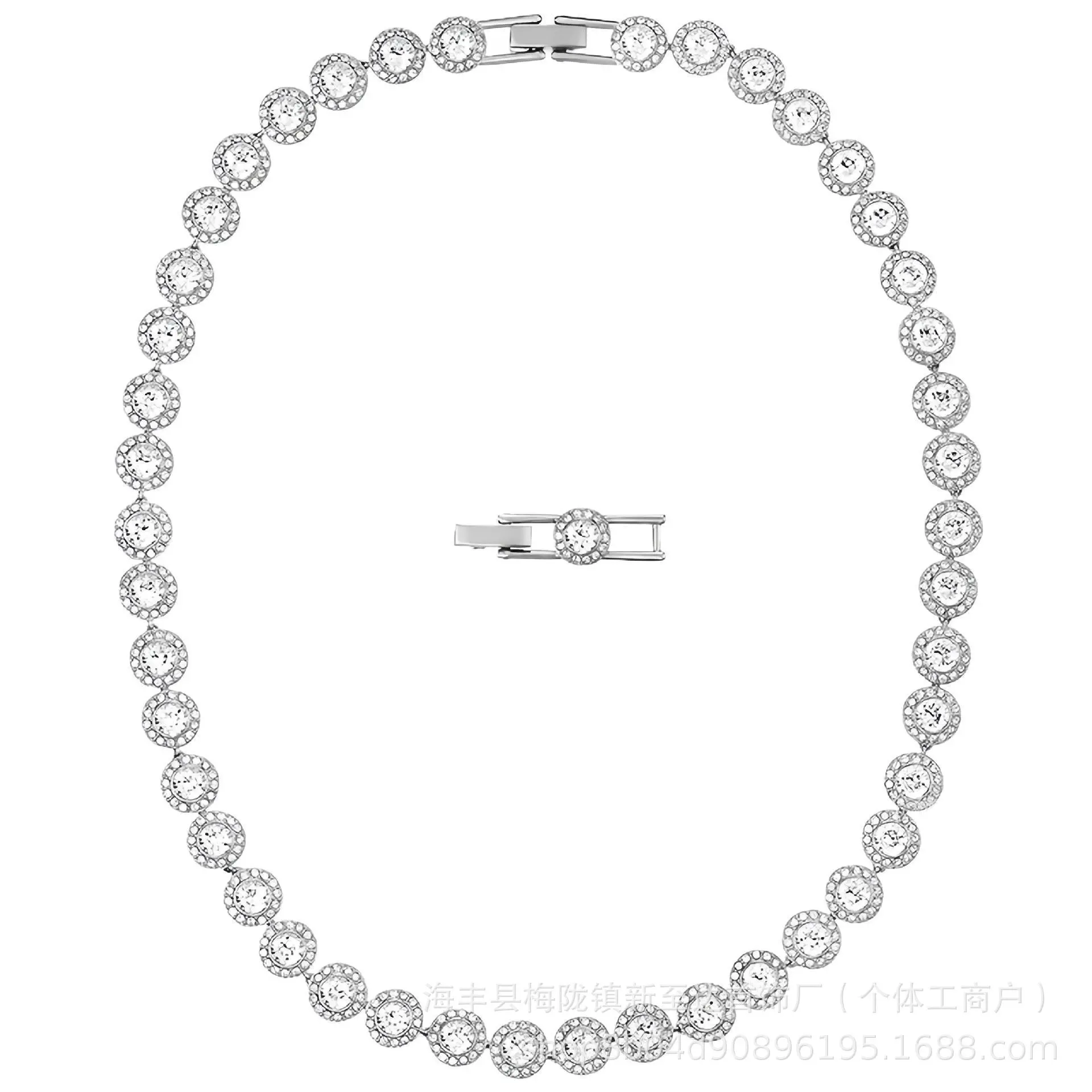 Platinum Roman necklace