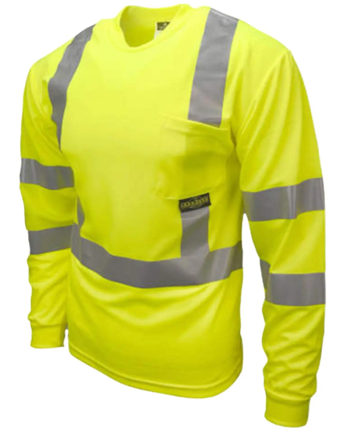Radians Men's Men'S Hi-Vis St21 Class 3 Pocket Long Sleeve Work Shirt - St21-3Pgs-Ylw