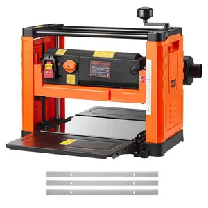 fathersdaygift  VEVOR Thickness Planer, Two Speed, 13-Inch Width Worktable Power Benchtop Planer, Three-Blade, 2000W 23500 RPM Powerful Motor, Dual Rollers, Over Protection, Woodworking for Hard Soft Wood Material