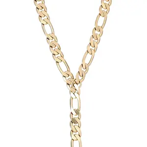 Axel Lariat Necklace - Gold Chain with Simple Design and No Pendant