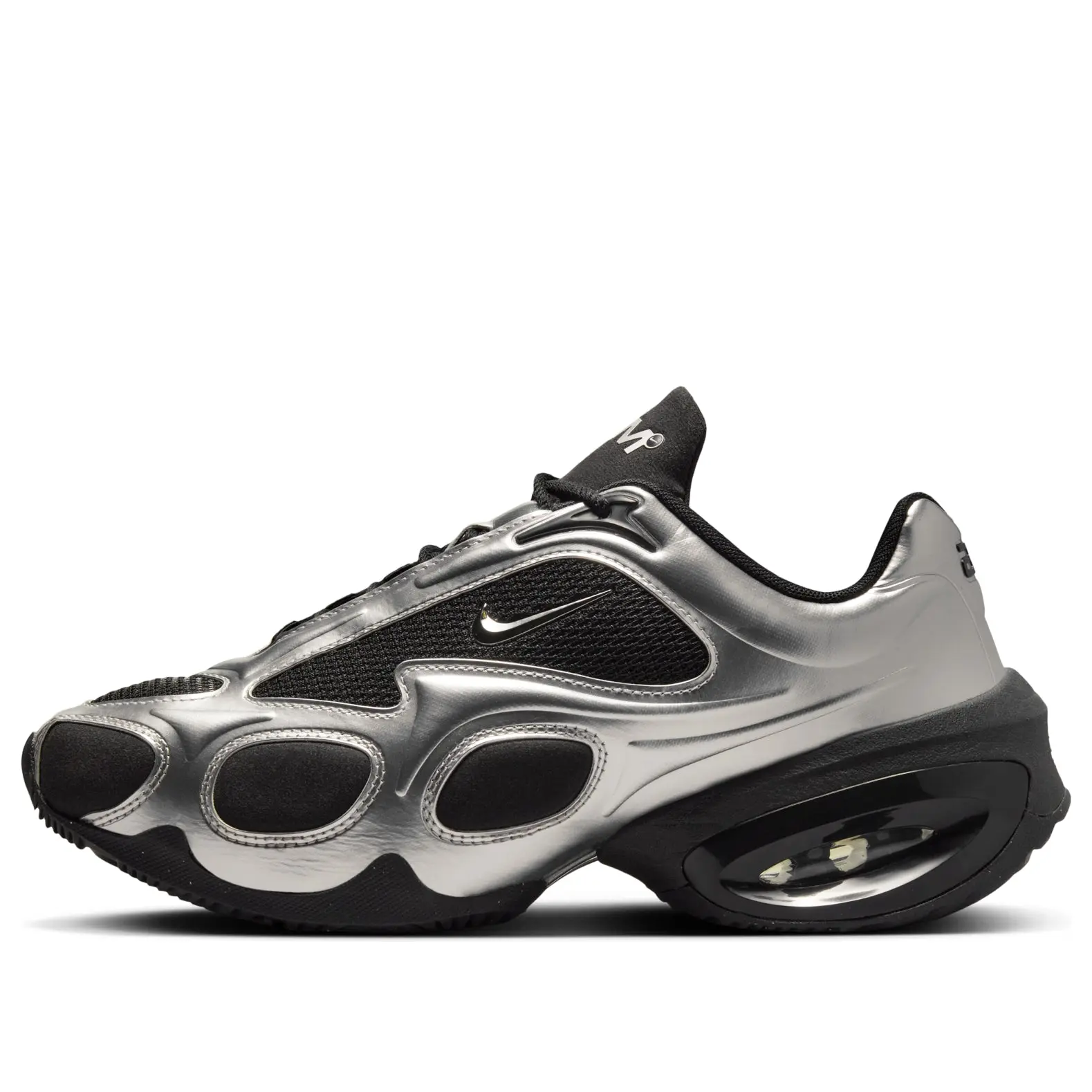 Women's Nike Air Max Muse 'Black Metallic Silver' FV1920-001 Running Sneaker Trianer Sports