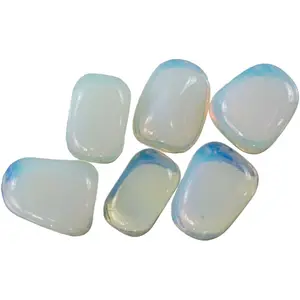 Opalite Tumbled Stone Calming & Spiritual Clarity Crystal for Emotional Balance and Wellness Therapy