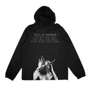 X-AXIS Black Anorak Windbreaker