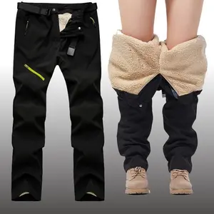 2025 ChristmasWinter Thick Warm Outdoor Pants Men Tactical Waterproof Long Trousers Trekking Camping Pants(nice small freebies)