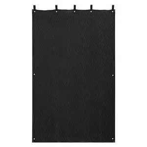 VEVOR Sound Dampening Blanket, 96x 80, Extra Large Studio Grommeted Soundproof Blanket with Grommets, Light Blocker for Door Acoustic Noise Blocking Blanket Studio Sound Absorption Sheet, BlackVEVOR Super Brand Day