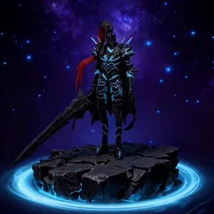 21cm/8.27inch Solo Leveling Anime Figure Sung Jinwoo Action Figure Knightmaster Yeglit Figurine PVC Adult Collection Model Toy