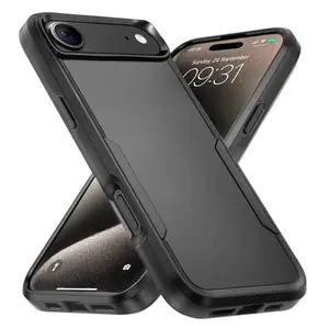 Entronix Case Compatible with iPhone 17 Air - Soft-Touch Dual-Layer Sleek Cover