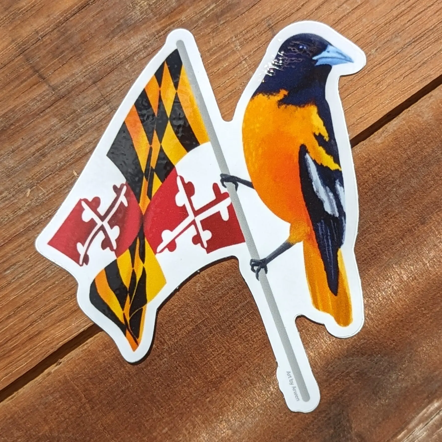 Maryland Oriole Sticker decorative sticker