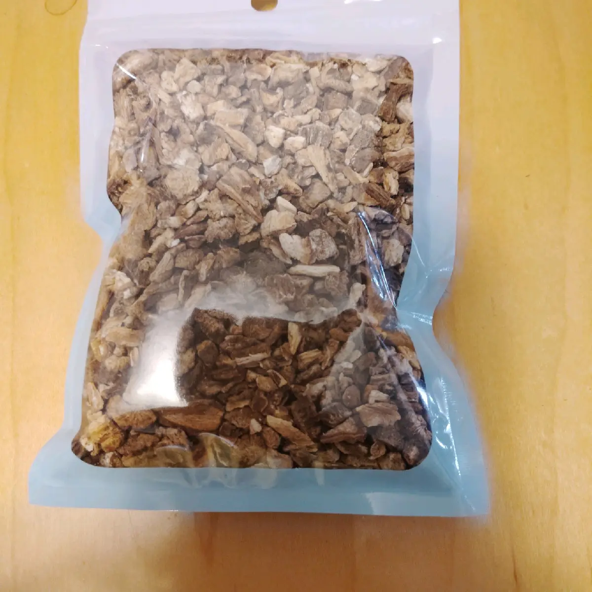 Burdock Root - Natural Herbal Product in Clear Plastic Packaging