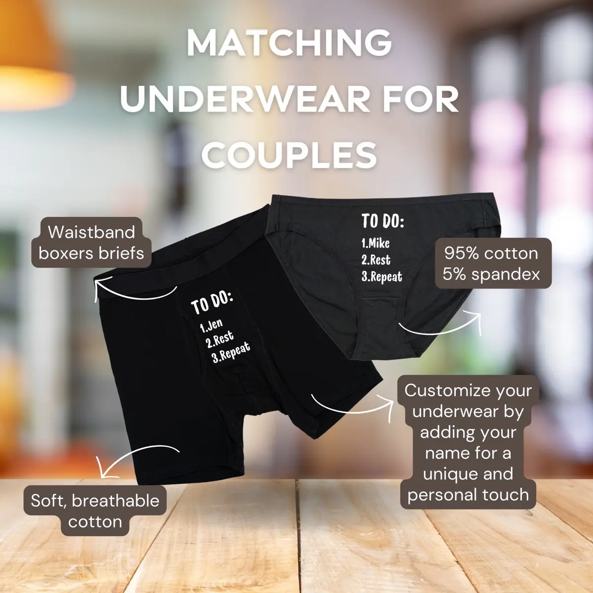 Matching Underwear Set - To create a full set, choose two items individually