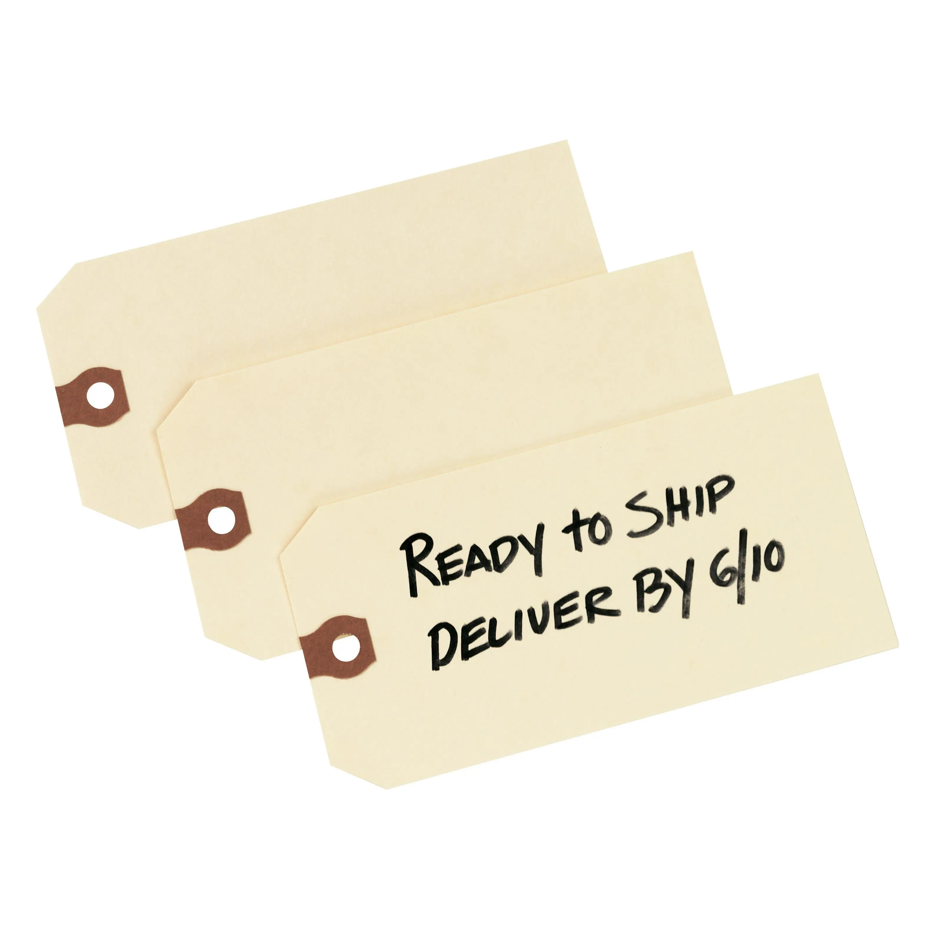 Avery 12306 Unstrung Shipping Tags, 13-pt. Stock, 5 1/4 x 2 5/8, Manila (Box of 1000)