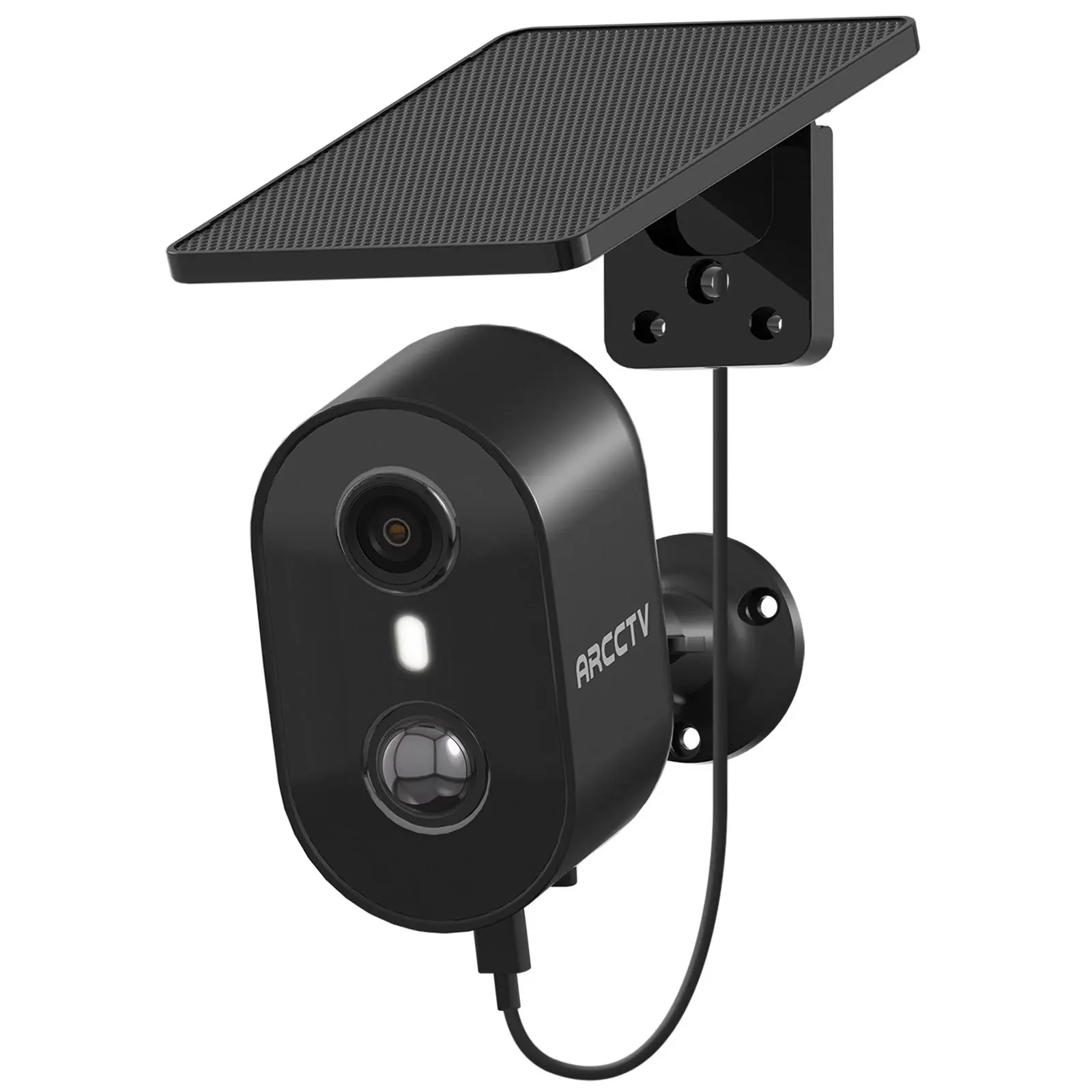 ARCCTV Security Cameras Wireless Outdoor,2K Solar Powered Camera,2.4G&5G WiFi,PIR Human Detection,2-Way Talk,Color Night Vision,IP65 Waterproof