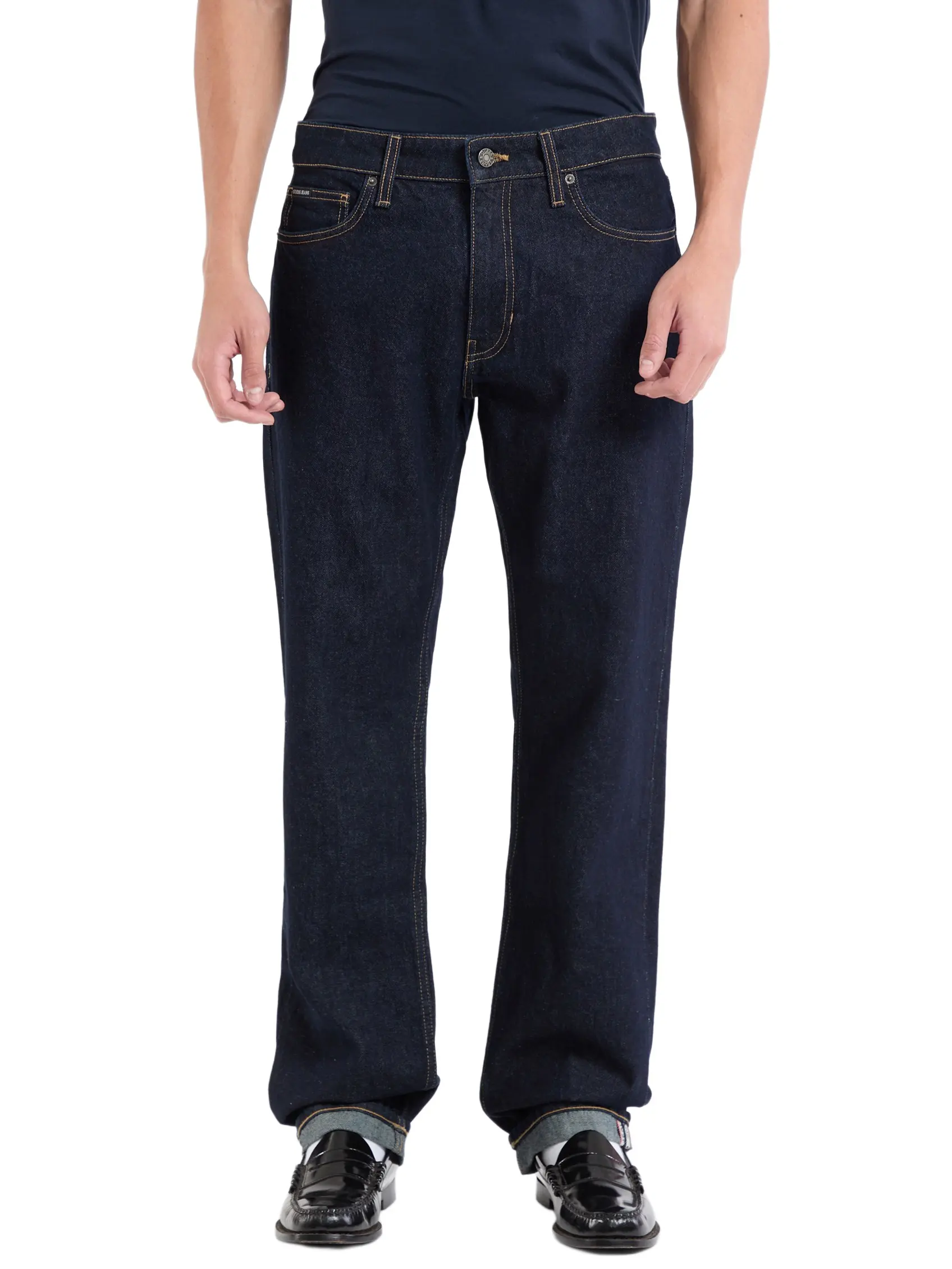 GUESS Jeans Male Selvedge Denim Straight Jeans