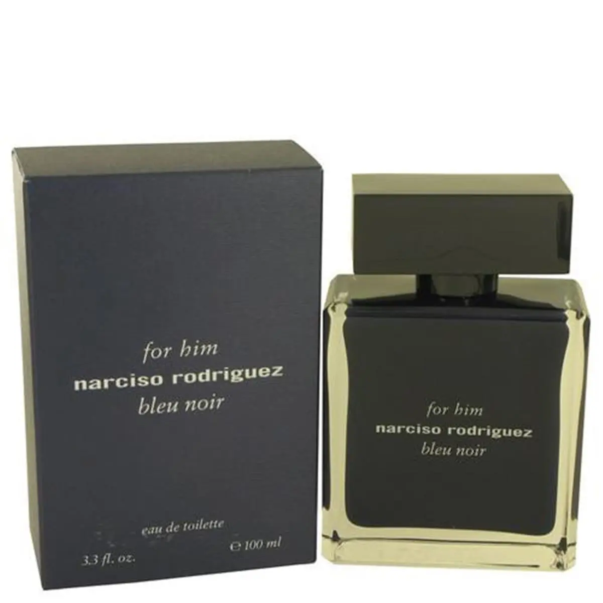 Narciso Rodriguez Bleu Noir Eau De Toilette Spray Bottle for Men, Sharp, Clean, and Crisp Modern Fragrance, 3.4 Fl Oz, Fresh-Spicy, Signature Scent, Fragrant Men's Fragrance, Masculine Men's Fragrance