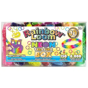 Rainbow Loom Neon Rubber Band Treasure Box Edition