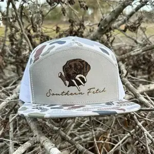 Antler Camo Trucker Hat _ Hunting Style Snapback Cap _ Embroidered Deer Antler Flat Bill Hat - TikTok Shop