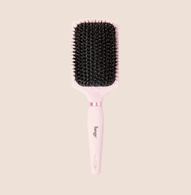 L'ANGE HAIR - Detangling Paddle Brush with Boar & Nylon Bristles for Frizz Reduction, Lightweight & Non-Slip Design for Fine Hair and All Lengths