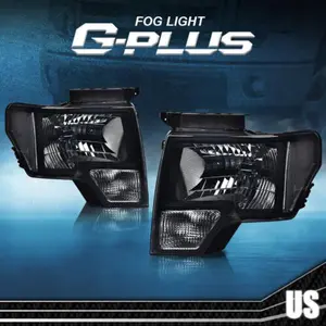 Smoked Lens Headlights Replacement Headlamps 1Pair Fit For 2009-2014 Ford F150