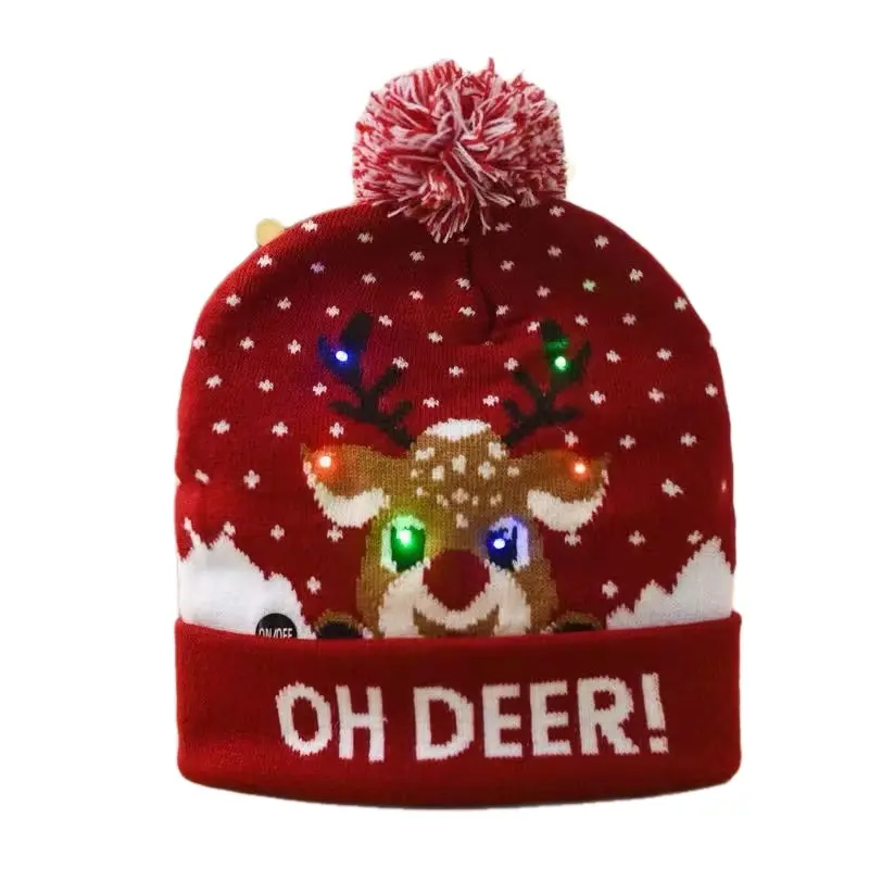 Christmas Led Light Hats for Festive Party Supplies