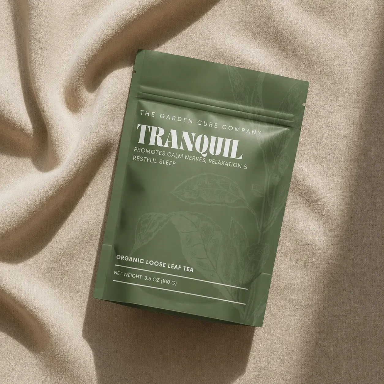Tranquil Tea – Herbal Sleep & Bedtime Tea for Calm, Stress Relief & Relaxation | Caffeine-Free Loose Leaf Calming Tea with Chamomile, Passionflower, Lemon Balm & Lavender