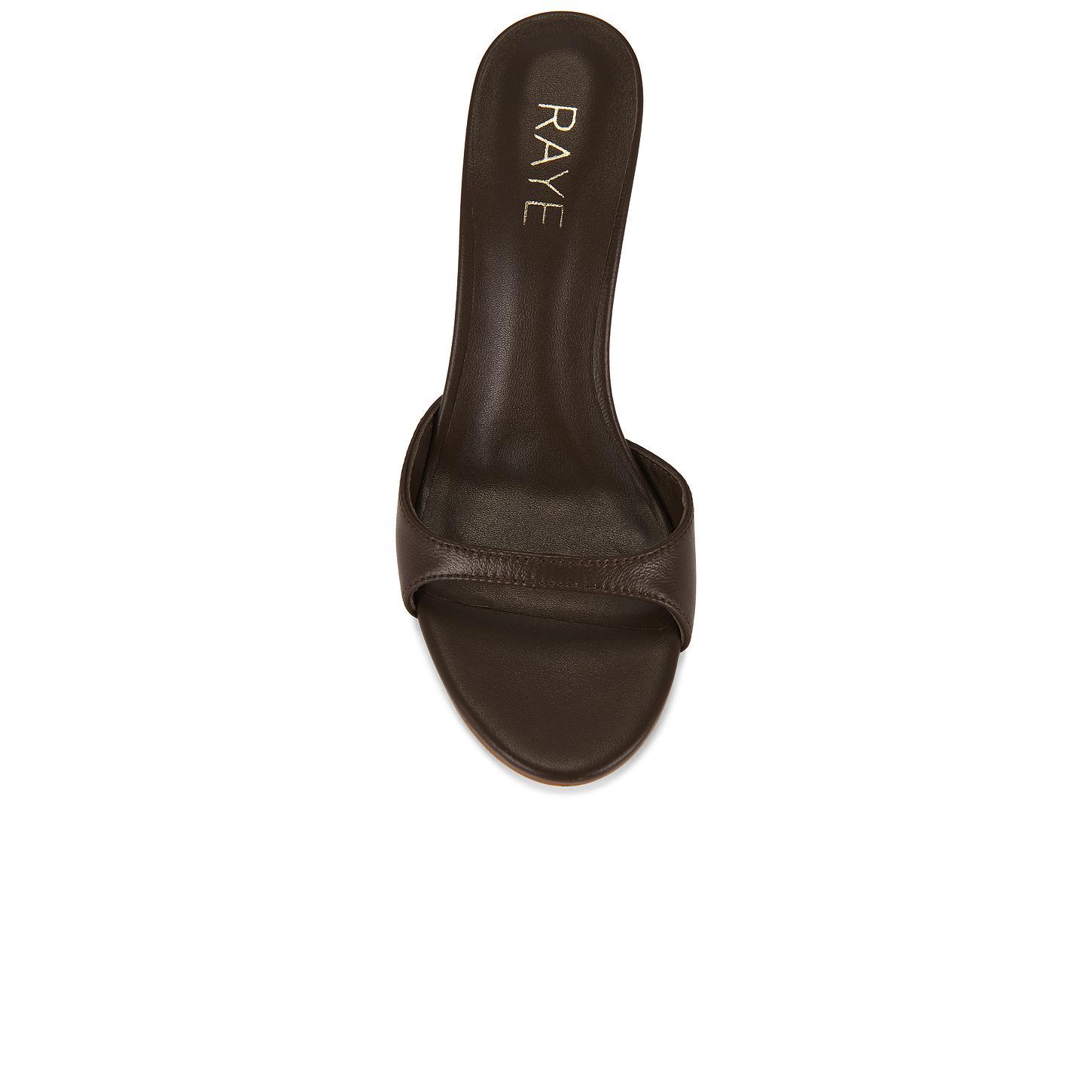 RAYE Alejandra Heel in Chocolate Brown