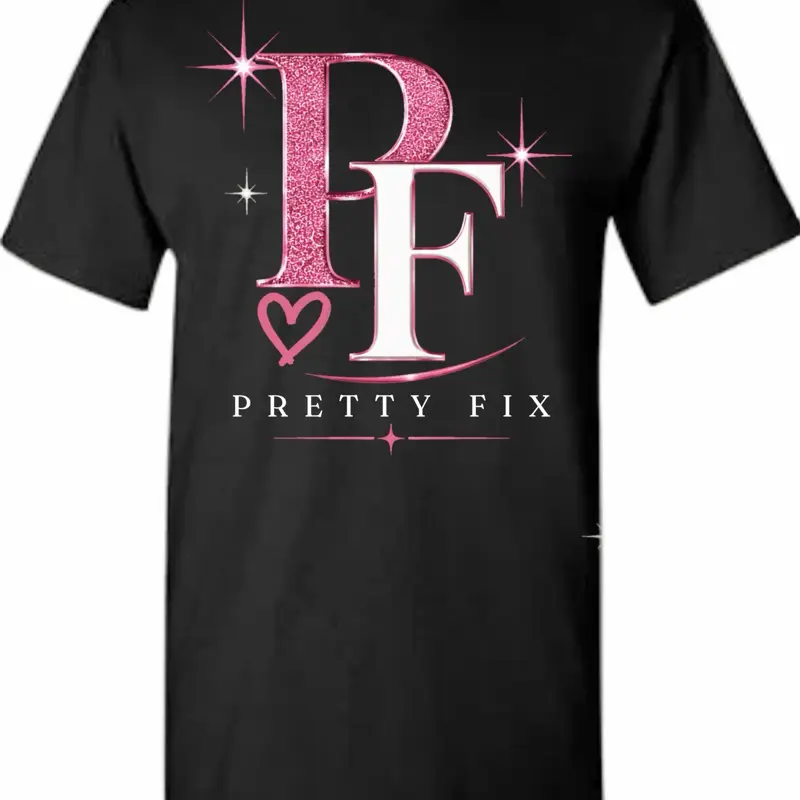 Pretty Fix PF Logo Tee – Signature Brand Shirt