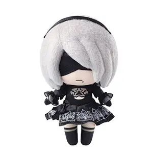 Nier 2B Anime Plush Doll No.9 9S Plushies Anime Game figure cute Cartoon Stuffed Toy Christmas Animal Cartoon Doll Children Gift