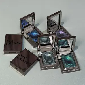 4-Piece Single Eyeshadows - Shimmer, Metallic & Matte Finishes | Highly Pigmented, Blendable & Waterproof with No Fallout | Creamy Formula for Everyday, Fall Festivals, Halloween Parties & Stage | Beginner-Friendly!