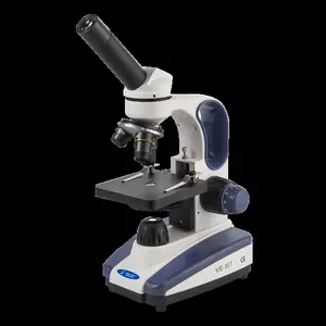 212 MAIN Velab VE-M1 Basic Biological Monocular Microscope - Rechargeable Battery, AC Adapter, Lightweight, WF 10x Eyepiece