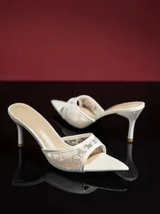 Elegant Lace Pointed Toe Thong Sandals, Perfect for Parties, Weddings, Dates, Formal Events, Stylish Women's Footwear, Party Footwear, Classy Sandal