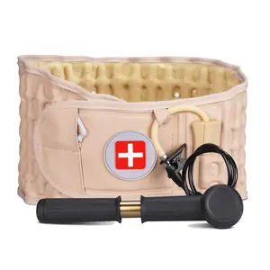 Lumbar Support Belt Air Traction Back Brace Waist Relax Fit All Waist