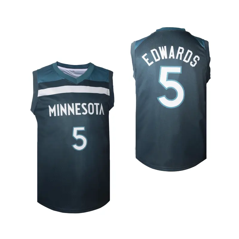 Men's basketball jersey, #5, round neck short sleeve basketball jersey, quick-drying breathable basketball jersey, suitable for sports and leisure.