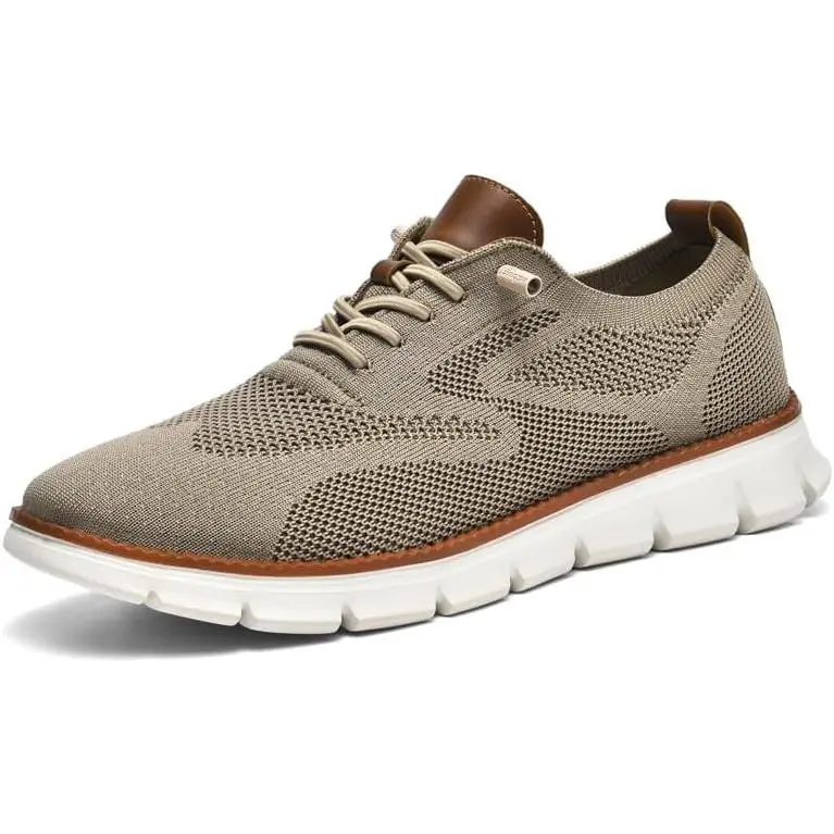 2025Breeze Shoes Men Comfortable Dress Shoes Men Oxfords Lace-Up Lightweight Casual Walking Shoes Mens wearbreeze Shoes Breeze Urban Shoes Breathable Upper